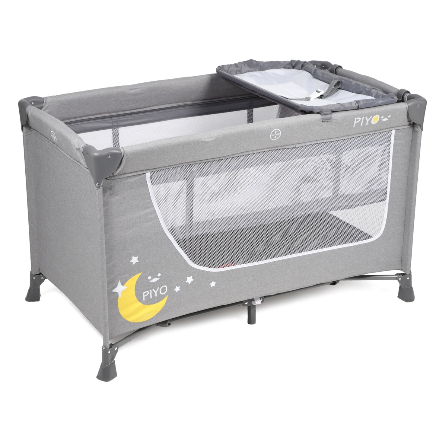 ピヨ(PIYO)プレイヤード 折りたたみ おむつ替えテーブル+キャスター付